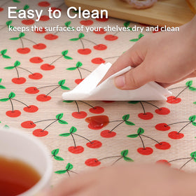 Cooyes versatile liner for kitchen drawers, cabinets, and fridge shelves.