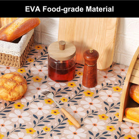 Cooyes EVA liner close-up showing durable, non-adhesive material for long-lasting use.
