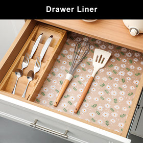 Cooyes EVA liner on a drawer, showing non-slip organization.