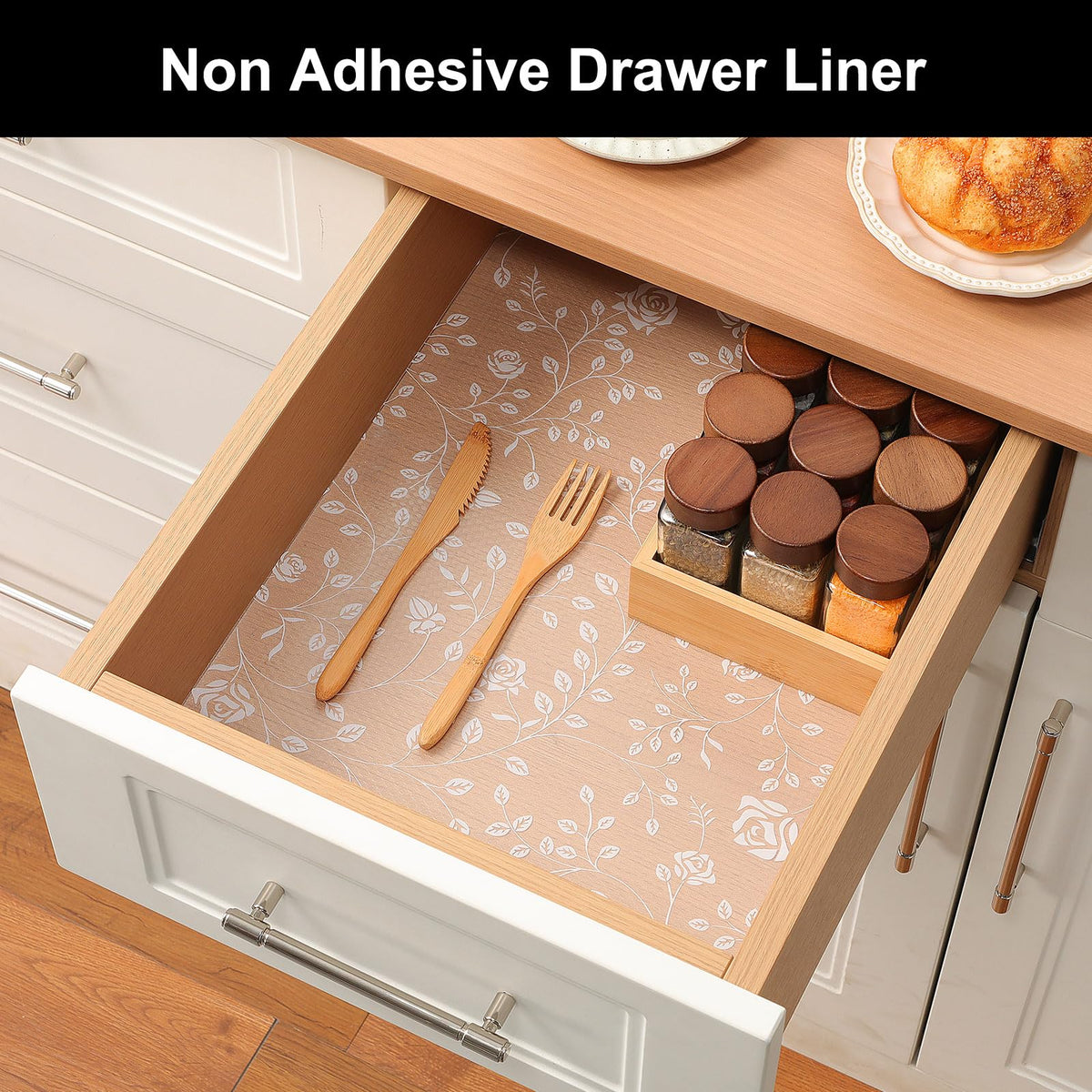 Cooyes non-adhesive liner leaves no adhesive residue behind.