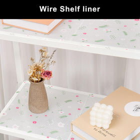 Cooyes shelf liner transparent base blends with decor