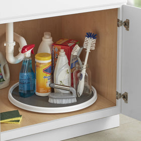 Copco non-skid surface keeps items stable during rotation.