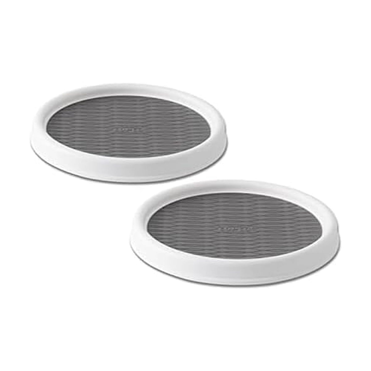 Copco 9-inch non-skid pantry turntable on countertop for easy access.