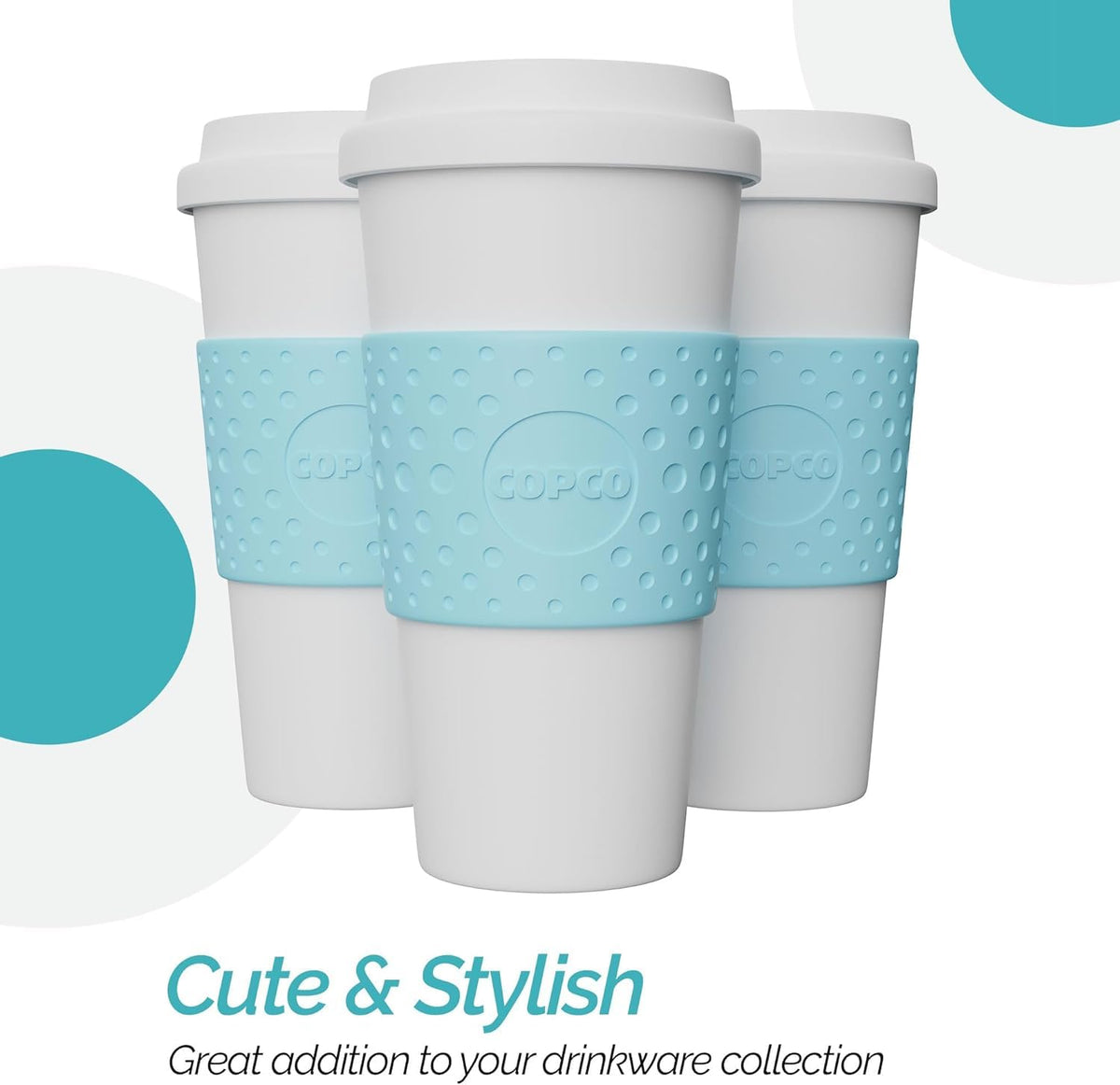 Double-wall insulation on Copco Acadia mug helps maintain temperature.