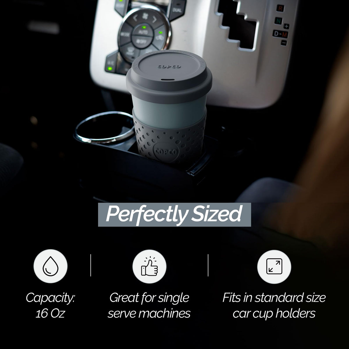 Copco Acadia set of two travel mugs offers convenient sharing.