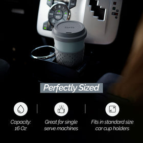 Copco Acadia set of two travel mugs offers convenient sharing.