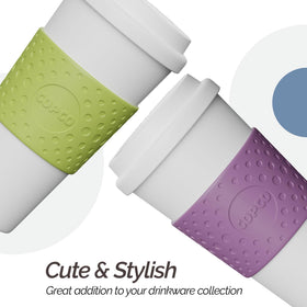 Copco Acadia travel mug is microwave safe for quick reheats and cleanup.