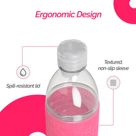 Copco Hydra bottle with easy refills and add-ins for ice and fruit flavored drinks.