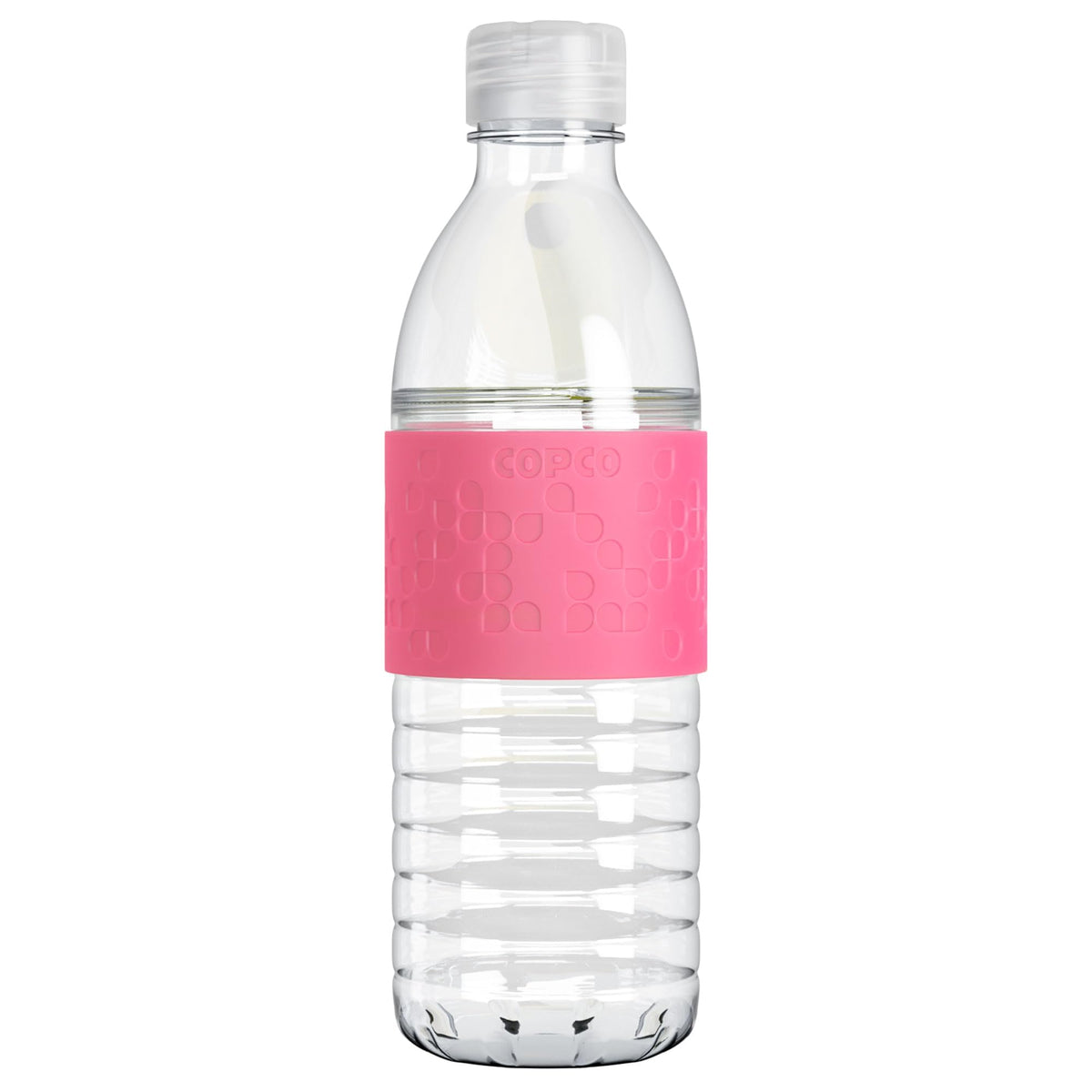 Copco Hydra pink 16.9 oz bottle with portable design for on-the-go hydration.