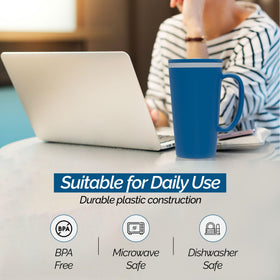 Copco Cone mug is BPA-free and microwave safe for everyday convenience.