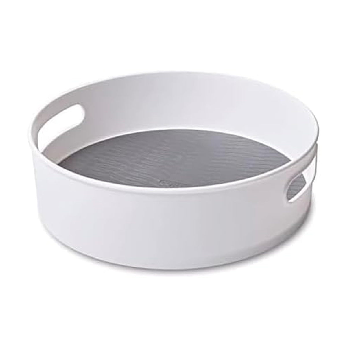 Copco non-skid storage turntable gray, 12-inch diameter, for secure rotation.