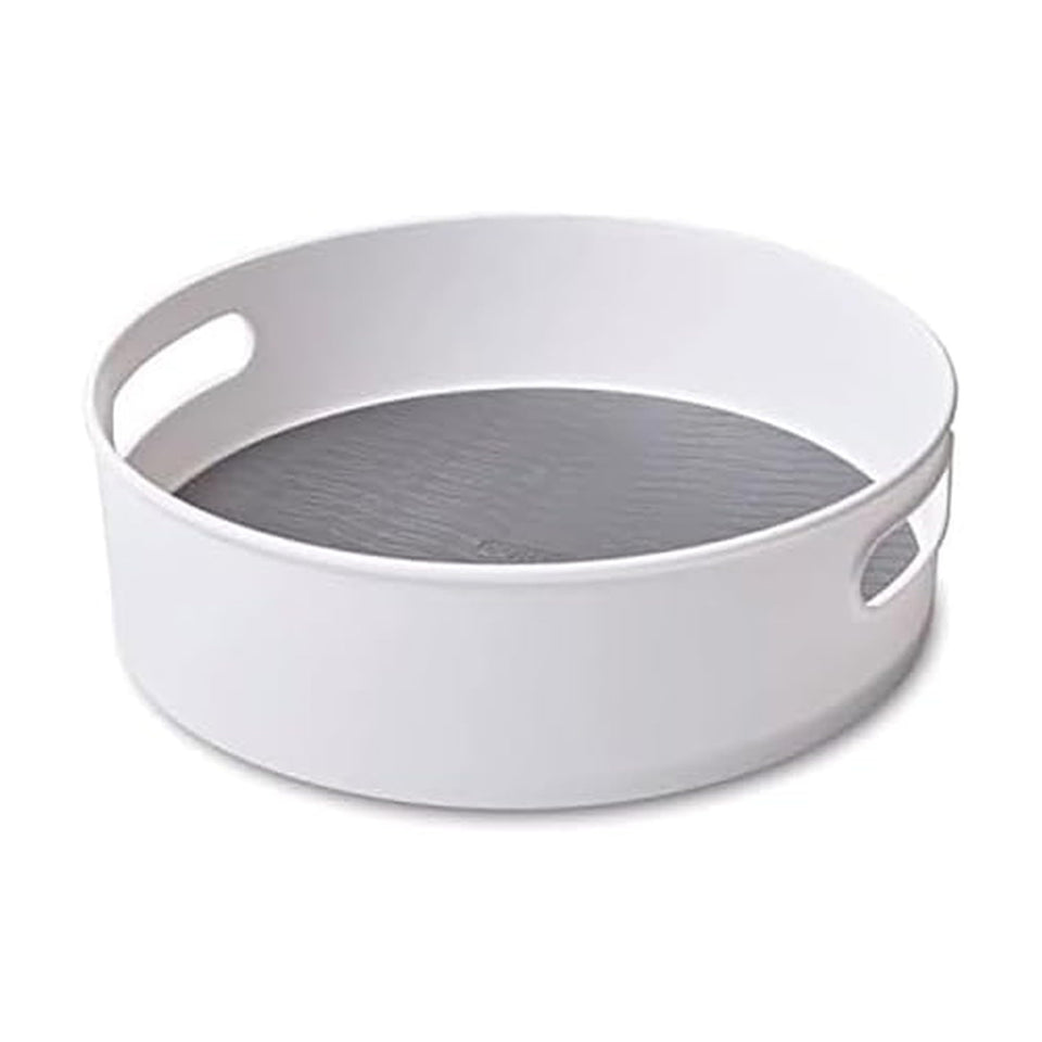 Copco non-skid storage turntable gray, 12-inch diameter, for secure rotation.