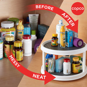 Copco Non-Skid Turntable ideal for pantry, under-sink storage, and countertops.