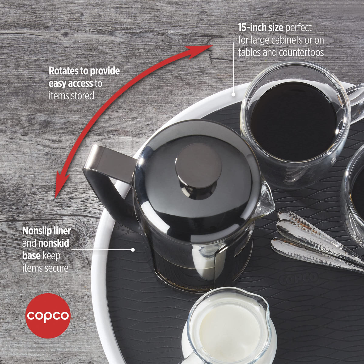 Copco Pro kitchen organizer boosts cabinet organization and daily use