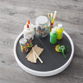 Copco Pro 15-Inch Lazy Susan raised rim prevents spills on tall bottles