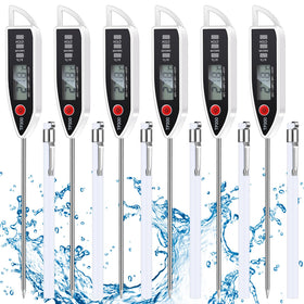 Copkim 6-pack waterproof thermometers ideal for grilling and candy making.