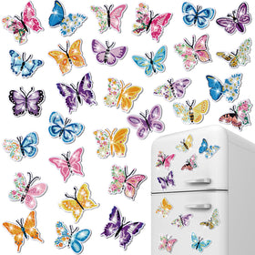 Copkim butterfly diamond art magnets on fridge add color to your kitchen