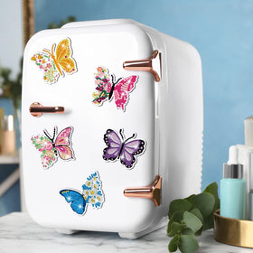 Durable PVC Copkim magnets securely hold decorative diamonds on refrigerators