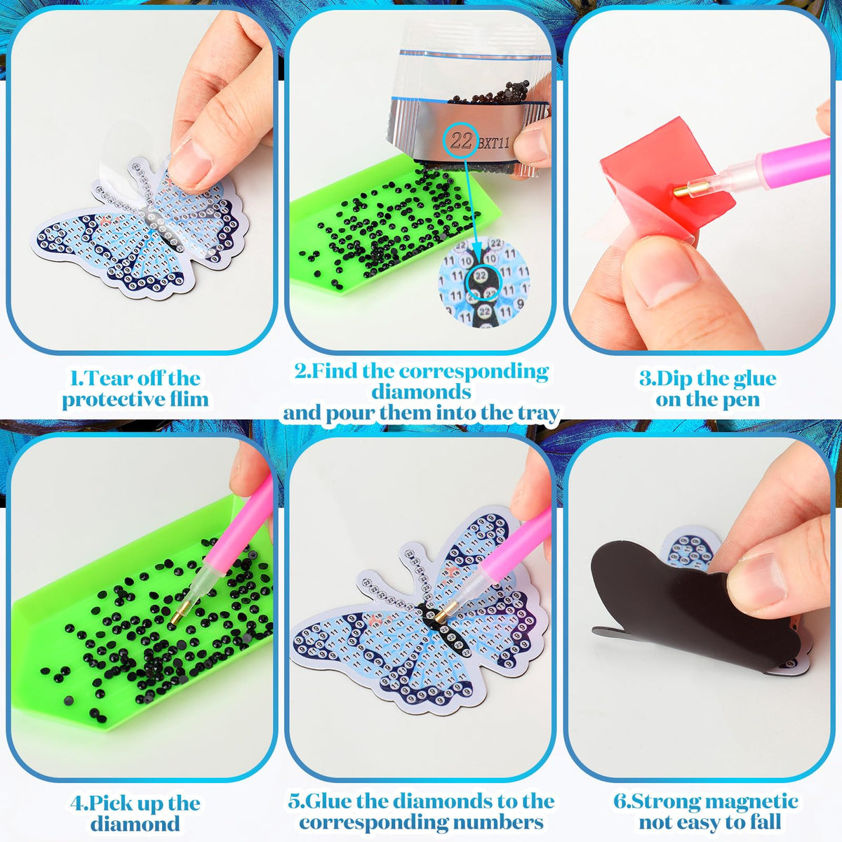 Great for quick seasonal updates on metal surfaces like dishwashers