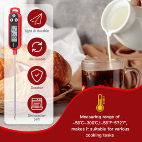 Copkim digital thermometer display with clear, instant readings