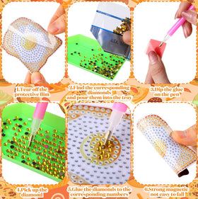 Copkim versatile magnetic art set for home surfaces and decor