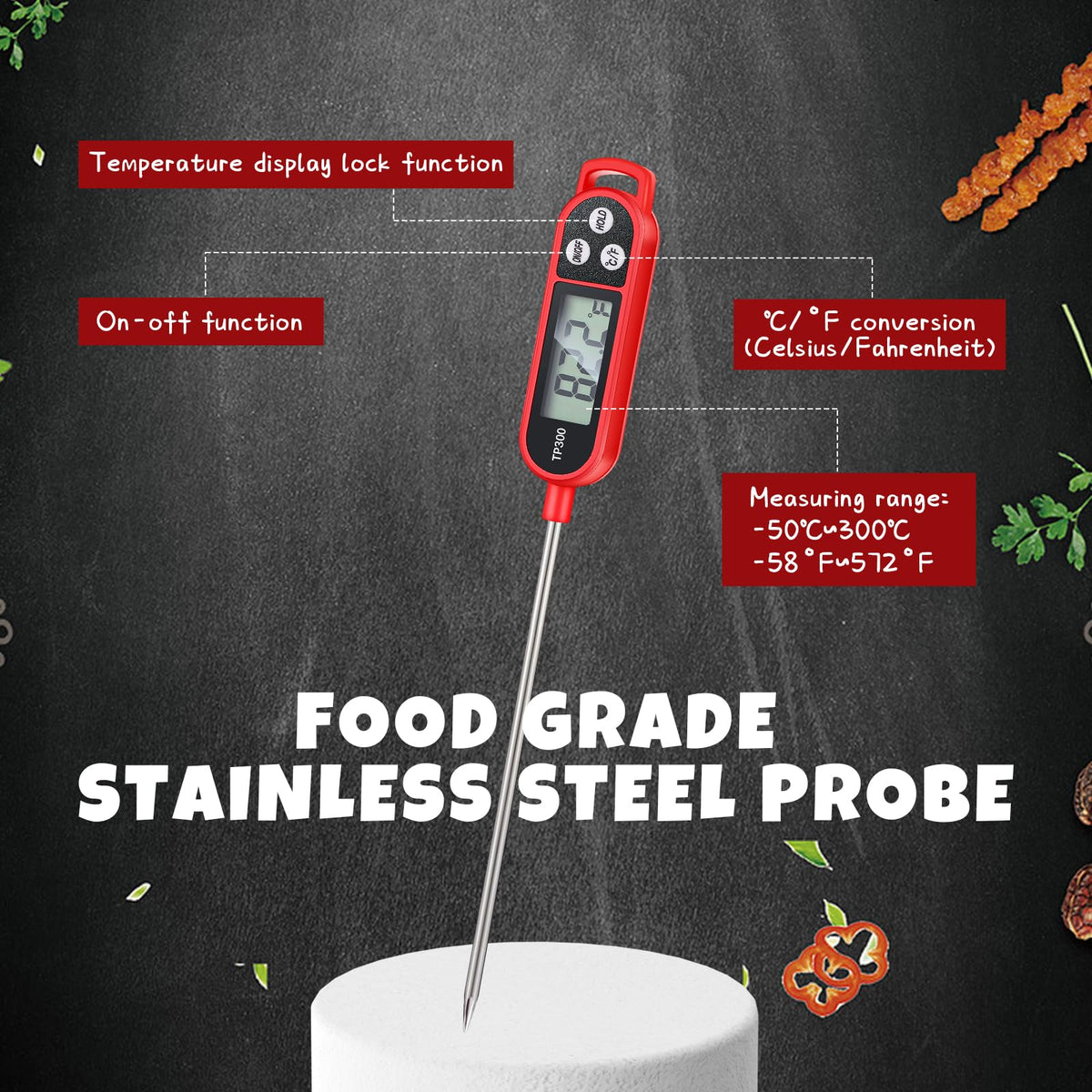 Copkim protective sleeves fit the thermometer for safe storage