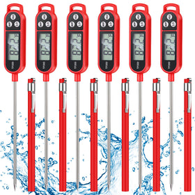 Copkim six-pack meat thermometers set for precise cooking checks