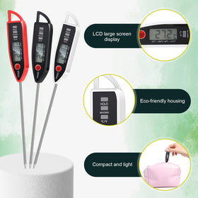 Copkim stainless steel probe thermometer ideal for precise cooking results.