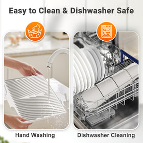 COPLIB drain rim directs moisture away, keeping countertops clean.