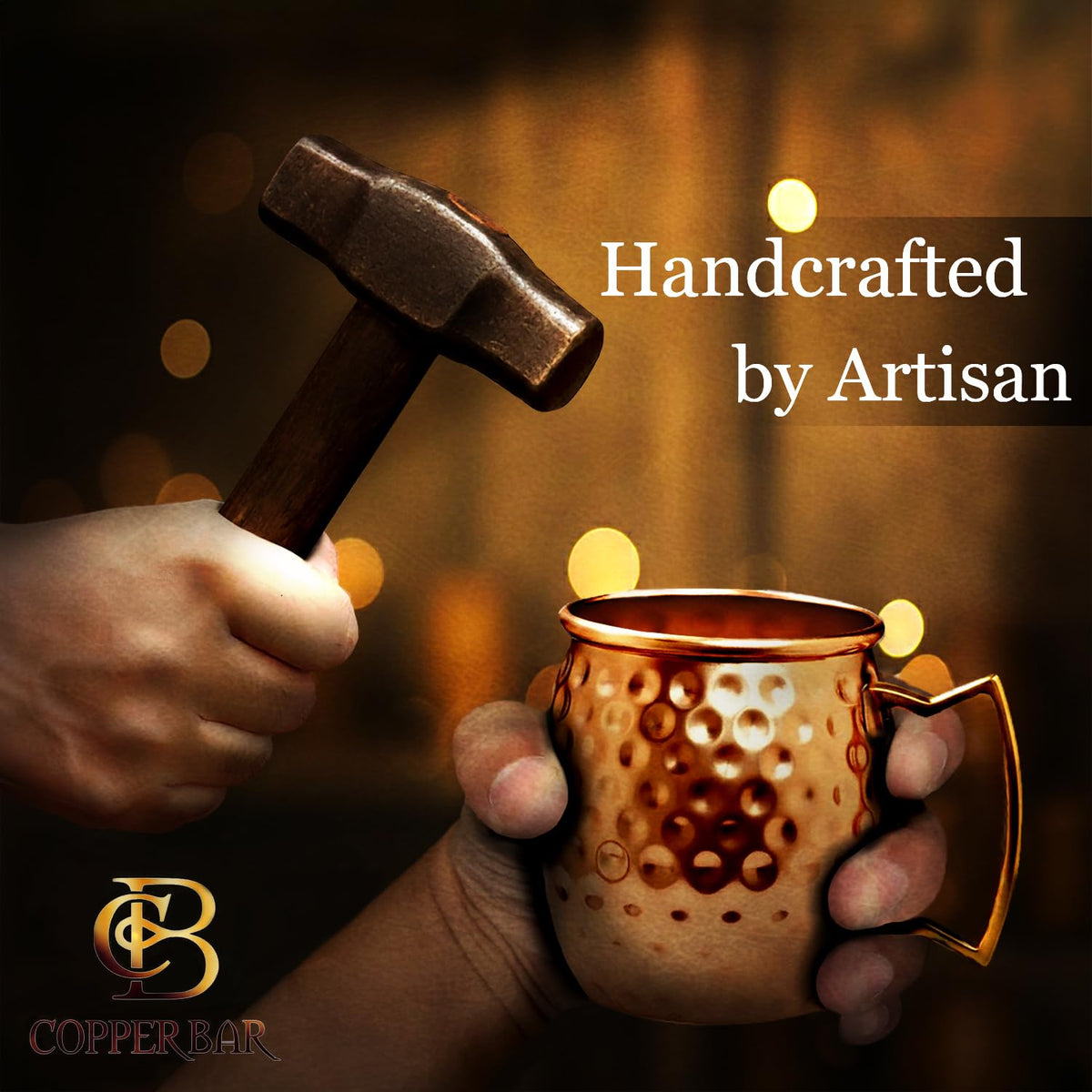 Copper-Bar gift box-ready set ideal for copper lovers