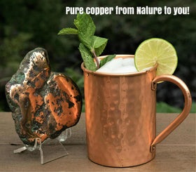 Copper Mules riveted handle copper mug for durable everyday use