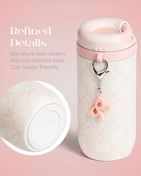Coquella cup-holder friendly design fits most vehicles.