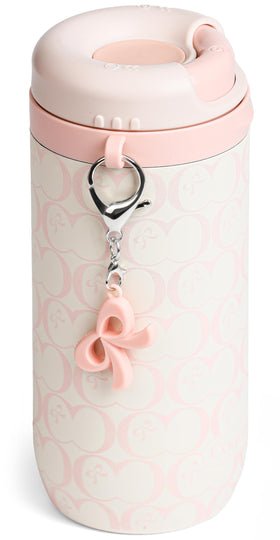 Coquella tumbler with twist-lid for direct sipping on the go.