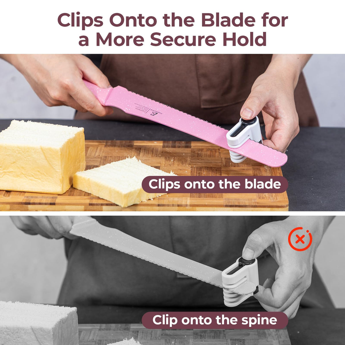 CoquusAid 11.6-inch knife ideal for large bread loaves