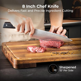 CoquusAid full-tang handle for ergonomic, balanced control.