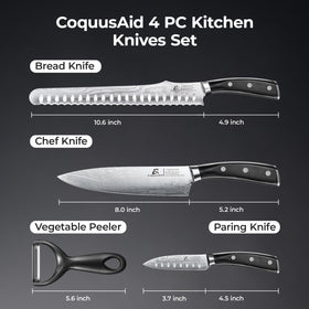 CoquusAid paring knife for small precise tasks.