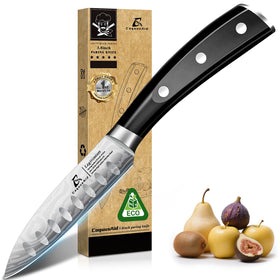CoquusAid Paring Knife blade for precise fruit prep with compact control