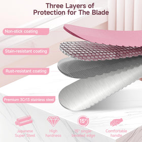 CoquusAid three-layer resin-coated blade resists rust and sticking