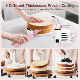 CoquusAid rounded blade tip enhances safety while slicing