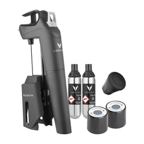 CORAVIN Timeless Three Plus in black, side view for easy wine access