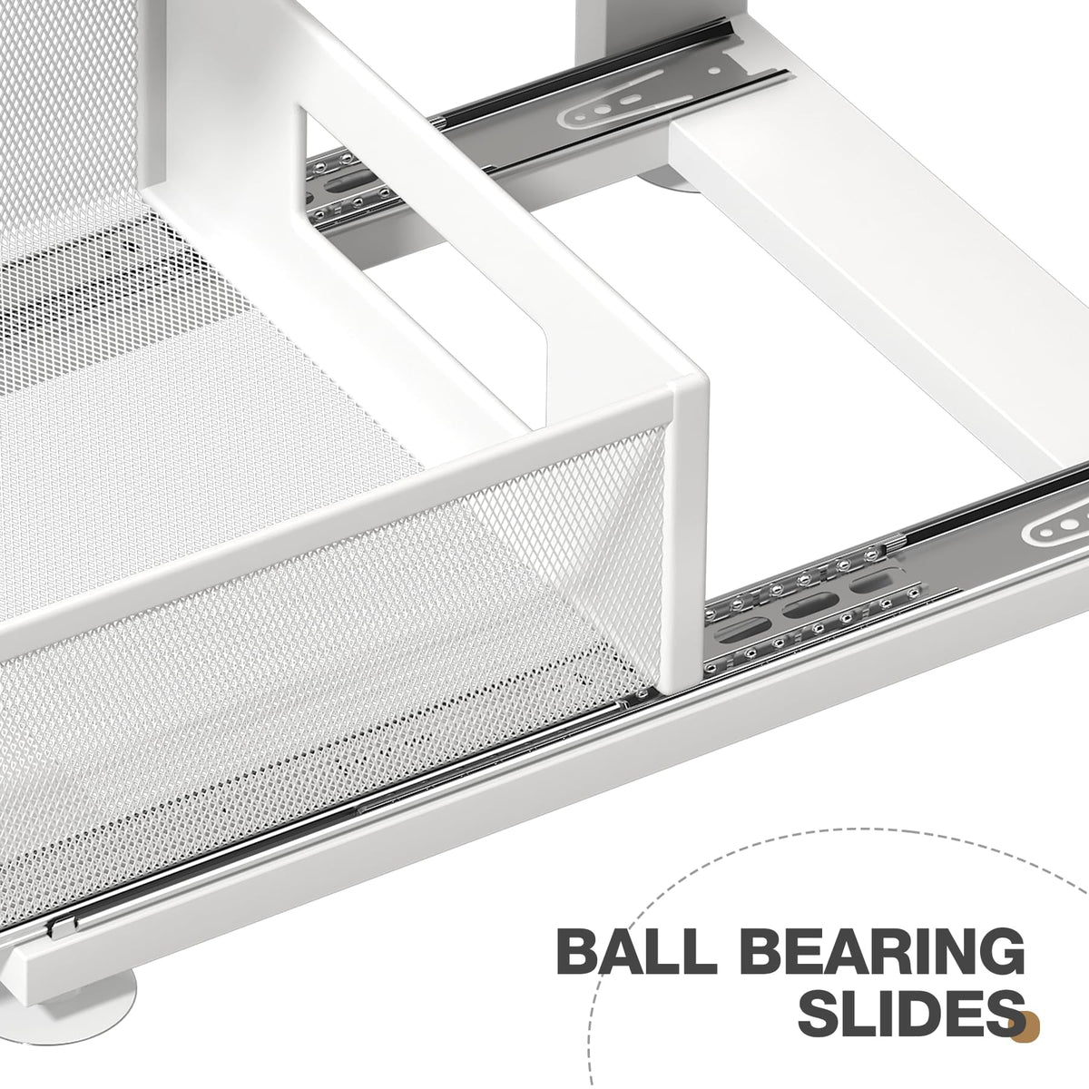 Corbyles two-tier pull-out reveals contents at a glance for quick access