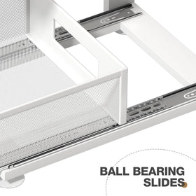 Corbyles two-tier pull-out reveals contents at a glance for quick access
