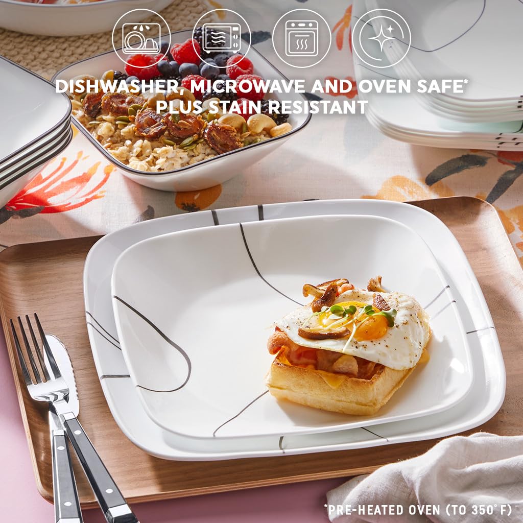 Corelle soup bowls with 22-ounce capacity for soups and cereals