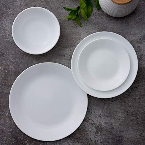 Corelle Livingware white plates displaying timeless dinnerware for entertaining