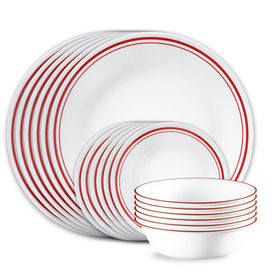 Corelle Logan dinner plates for daily use with lightweight durability