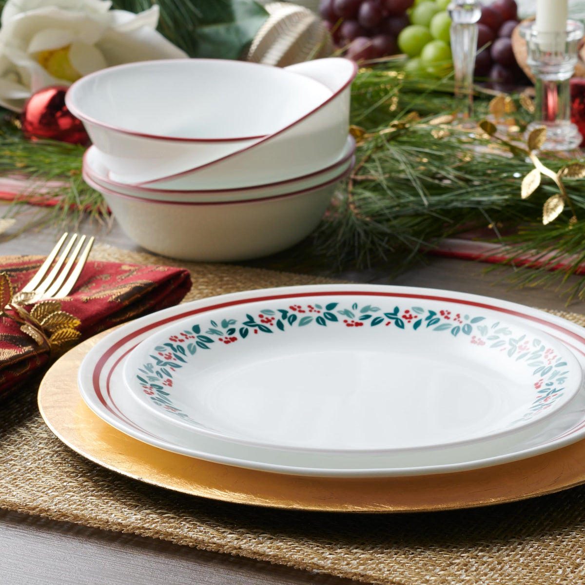 Corelle Logan microwave-safe and oven-safe versatility for reheating