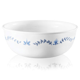 Close-up of Portofino pattern on Corelle dinnerware.