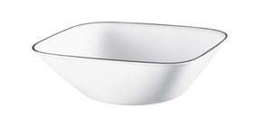 Corelle Timber Shadows dining setting pairs with contemporary table decor.