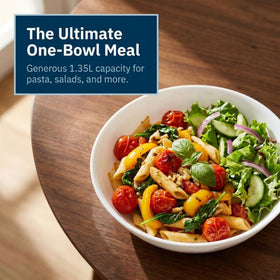 Corelle Versa Bowl highlighting triple-layer-strong Vitrelle glass for daily use.