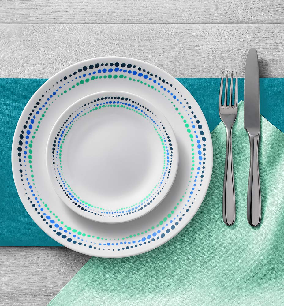 Corelle Vitrelle soup bowls ready for soups or cereals.